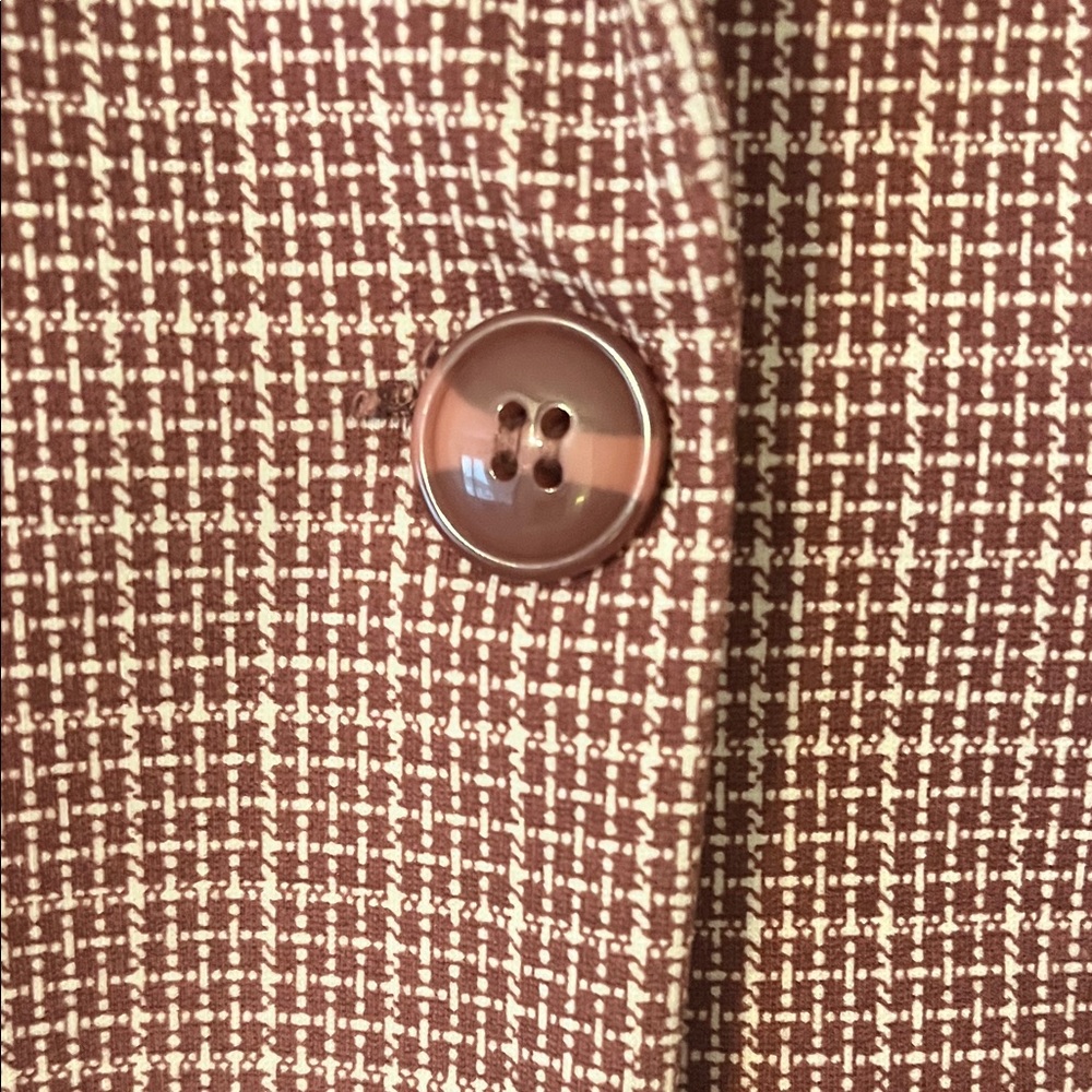 Liverpool Maroon / Mauve and Cream Blazer Size small - Picture 3 of 7